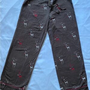 La SENZA Brown and Red Pajama Pants